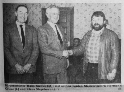 Konstituierung der Gemeindevertretung, SZ 17.04.1986