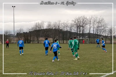 19.Spieltag KK: FC Vorwärts Röslau II - SV Union Selb II 4:3 (Bild vergr&ouml;&szlig;ern)