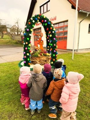 Meldung: Herzliche Ostergrüße aus der Kita Schmetterling und dem Hort Schlaufüchse