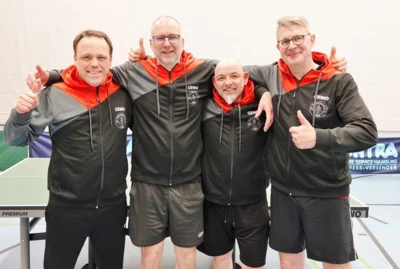 Siegerteam in Geschendorf - Brust, Theen, Figura und Suhr