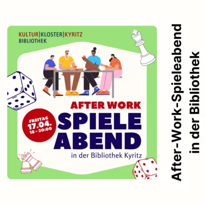After-Work-Spieleabend in der Kyritzer Bibliothek