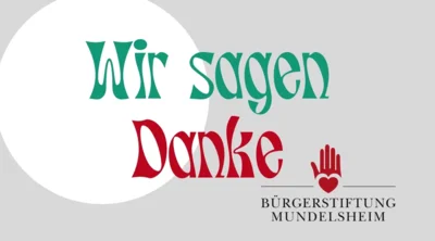 Meldung: Danke für die großzügige Unterstützung