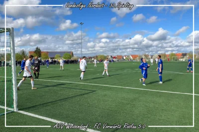 30.Spieltag LL: ASV Weisendorf - FC Vorwärts Röslau (Bild vergr&ouml;&szlig;ern)