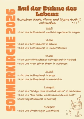 Sommerkirche 2026