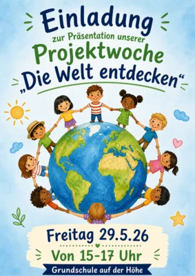 Projekttage - Die Welt entdecken 27.05. - 29.05.26