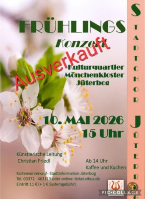 Frühlingskonzert ist ausverkauft