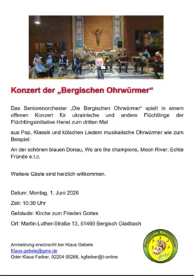 Konzert der "Bergischen Ohrwürmer" (Bild vergr&ouml;&szlig;ern)