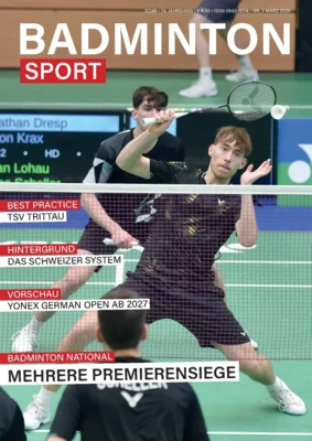 Meldung: Die Ausgabe 3/2026 von BADMINTON SPORT ist erschienen