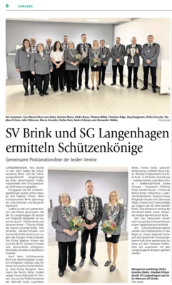 Meldung: Zeitungsbericht Königsproklamation