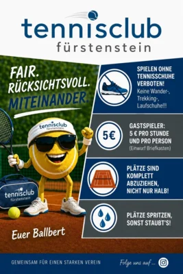 Meldung: Platzbenutzung