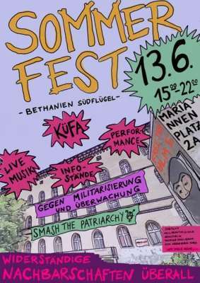 Bethanien Südflügel Sommerfest, Samstag, 13.06.2026 (Bild vergr&ouml;&szlig;ern)