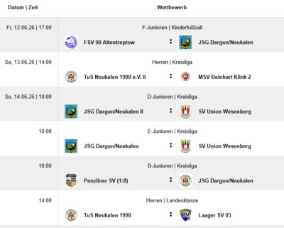 Vorschau Fußball am WE (Bild vergr&ouml;&szlig;ern)