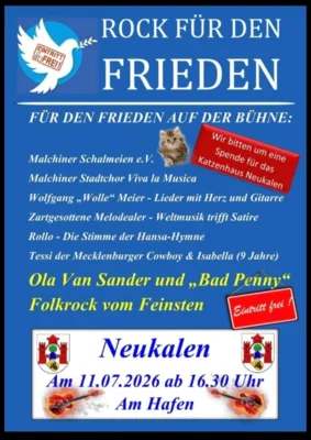 Rock für den Frieden in Neukalen (Bild vergr&ouml;&szlig;ern)