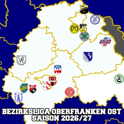 Einteilung Bezirksliga Oberfranken Ost 2026/27 (Bild vergr&ouml;&szlig;ern)