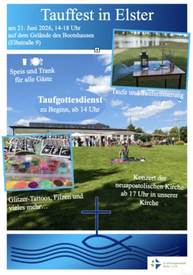 Tauffest an der Elbe