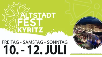 Kyritz feiert vom 10. bis 12. Juli das Altstadtfest – mit sportlichem Ehrgeiz, Feierlaune und maritimer Gemütlichkeit