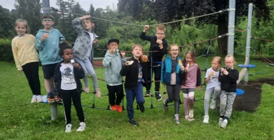 Klasse 1 lässt sich das Eis schmecken.