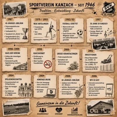 80 Jahre SV Kanzach: 1967-1986, illustriert durch KI (Bild vergr&ouml;&szlig;ern)