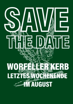 Meldung: SAVE THE DATE