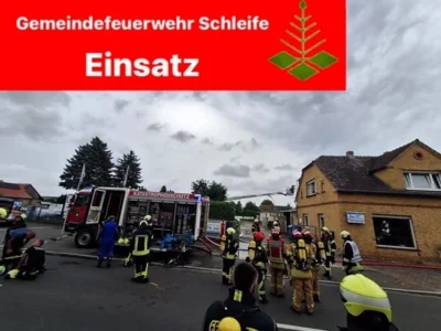 Einsatzbericht 27/2026 - 01.07.2026 B3 Werkstatt im Vollbrand, Schleife