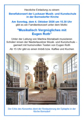 Sonntag, 04.10.2026 um 15.30 Uhr in Bornsdorf