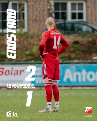 Meldung: 1. Herren verliert Testspiel knapp mit 2:1!
