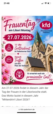 Frauentag auf Libori (Bild vergr&ouml;&szlig;ern)