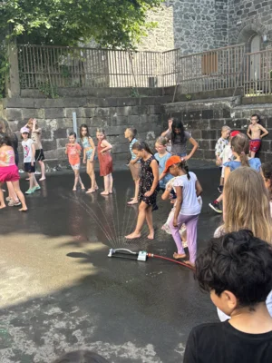 Abkühlung während der Sommerhitze