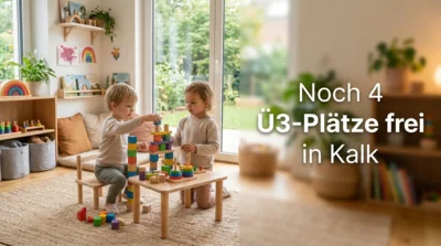 Noch vier Ü3-Betreuungsplätze frei!