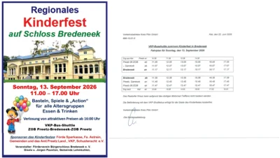 13. September - Kinderfest Schloss Bredeneek (Bild vergr&ouml;&szlig;ern)