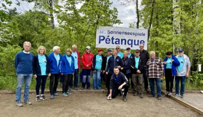 Foto zur Meldung: 34. Sonnenseespiele Petanque