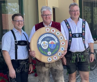 Meldung: Patenschaft und Freundschaft gepflegt – Treffen der Schützengaue Ammersee, Weilheim und Schongau