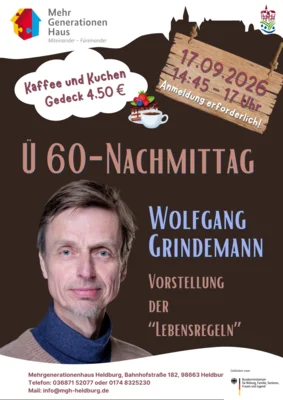Ü60- Nachmittag- Lebensregeln von Wolfgang Grindemann (Bild vergr&ouml;&szlig;ern)