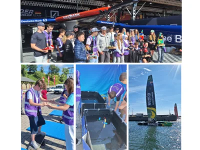 Kreative Katamarane für die SailGP-Teams (Bild vergr&ouml;&szlig;ern)