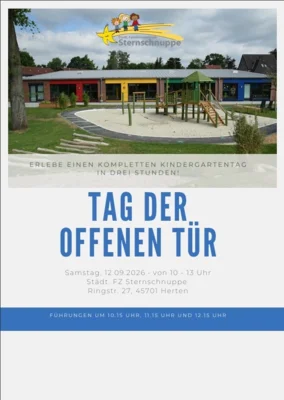Tag der offenen Tür, 12.09.2026 10:00 - 13:00 Uhr