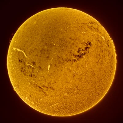 Sonne im Halpha-Licht am 27.08.2026