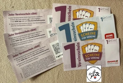 Vereinsscheine bei Rewe, Toom oder Nahkauf sammeln - RSG