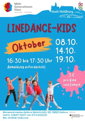 Line Dance für Kids (Bild vergr&ouml;&szlig;ern)