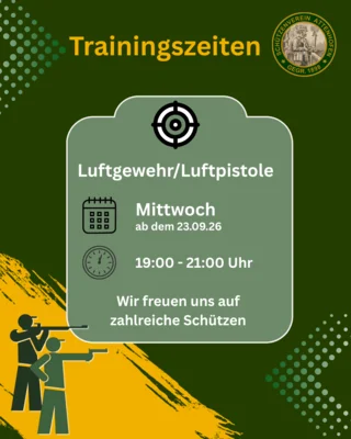 Trainingszeiten (Bild vergr&ouml;&szlig;ern)