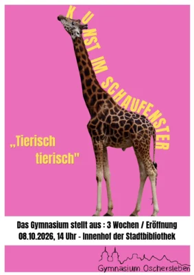 "Tierisch tierisch" - Kunst im Schaufenster Eröffnung