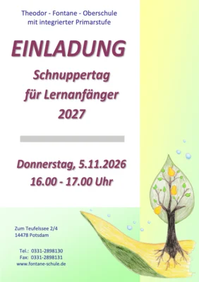 Schnuppertag am 05.11.2026