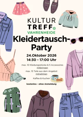 Kleidertauschparty im Kulturtreff