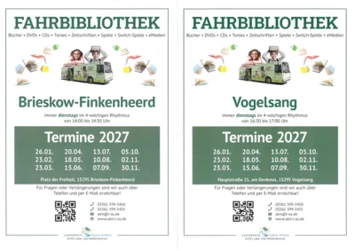 Termine Fahrbibliothek 2027