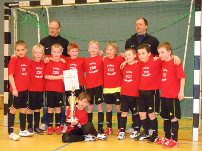 Foto zur Meldung: F-Junioren überraschend Hallen-Kreismeister 2011