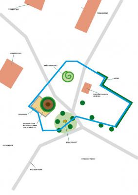 Dorfplatz in Karnitz (Bild vergr&ouml;&szlig;ern)