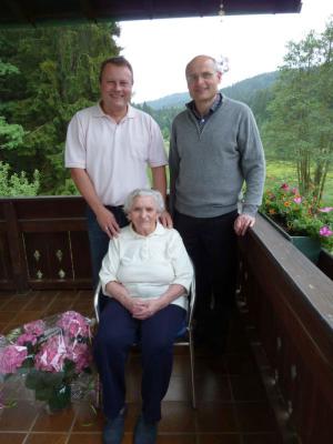 Foto zur Meldung: Die älteste Gemeindebürgerin Therese Kopp konnte ihren 93. Geburtstag feiern