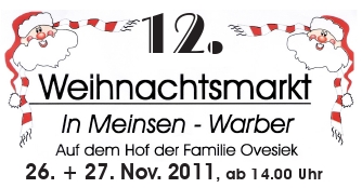 Foto zur Meldung: Weihnachtsmarkt in Meinsen-Warber