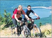 Foto zu Meldung: Naturspaß grenzenlos: Mountainbike-Park nun von Seesen bis Ilfeld / Stadt Oberharz mit Goslar, Blankenburg, Clausthal-Zellerfeld, Wernigerode und Ilsenburg in der Arbeitsgemeinschaft