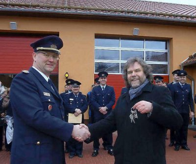 Foto zu Meldung: Werchow hat neues Feuerwehrhaus