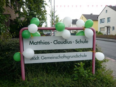 Foto zur Meldung: 1. Sponsorenlauf der Matthias-Claudius-Schule